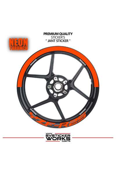 ARONA Yamaha Yzf-R25 Wheel Rim Strip – Half Rim Cover & Yzf-R25 Lettering Sti...