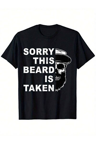 21JNRY Sorry This Beard Is Taken Funny Gift For Bearded Man Loose Style New U...