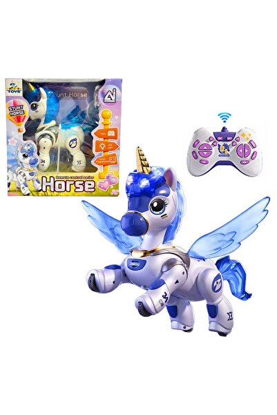 Pasifik Uzaktan Kumandalı Unicorn At Stunt Horse Sesli Işıklı Şarjlı Robot Oy...