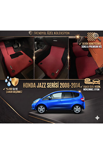 8D OTO PASPASI HONDA JAZZ SERİSİ 2008 - 2014 PREMİUM ARACA ÖZEL EVA PASPAS TA...