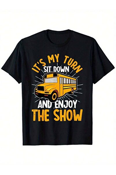 29CUN تي شيرت قصير الأكمام للجنسين بتصميم فضفاض جديد من Sit Enjoy The Show Fu...