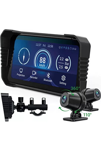 Navitel Camera moto duala DVR MS850 Dual Full HD G-Senzor negru