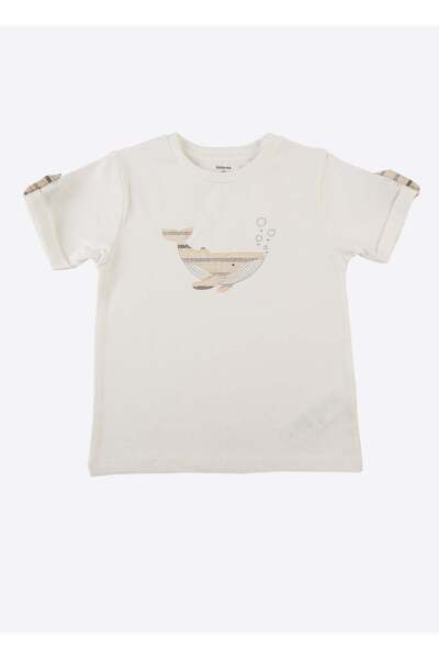kitikate Organic Kelvin T-Shirt Ecru