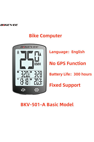 Choice 501-A Wireless Bicycle Computer with Backlight Bracket Waterproof GPS ...