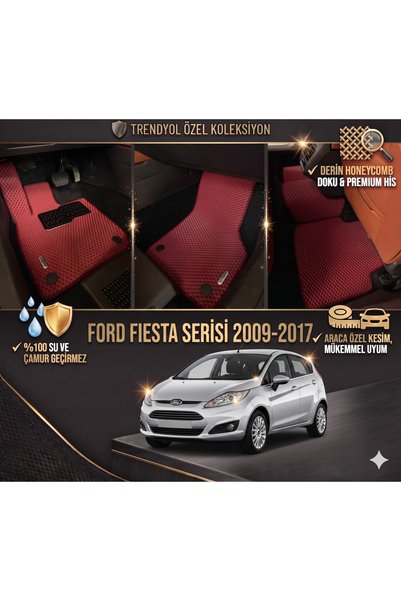 8D OTO PASPASI FORD FİESTA SERİSİ 2009 - 2017 PREMİUM ARACA ÖZEL EVA PASPAS T...