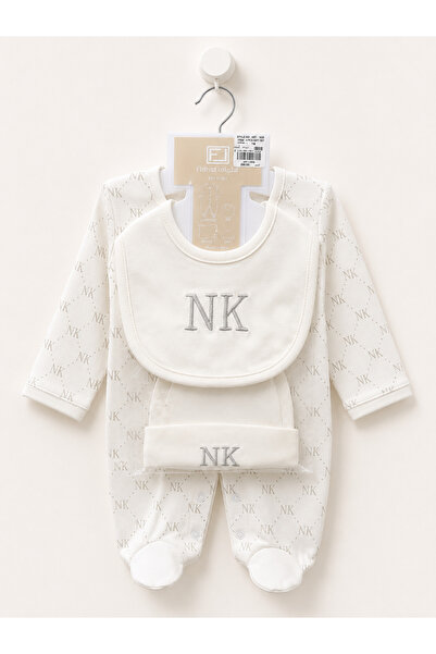 Baby Gift طقم كوفلة مواليد 4 قطع - حديث الولادة NB بناتي