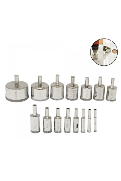 OEM Σετ ποτηροτρύπανα διαμαντιού 6mm-50mm για γυαλί, κεραμικά και πλακίδια 15...