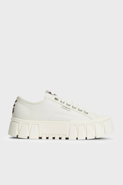 Tommy Jeans Zebra Desenli Platform Sneaker Ayakkabı Kadın AYAKKABI EN0EN03070...