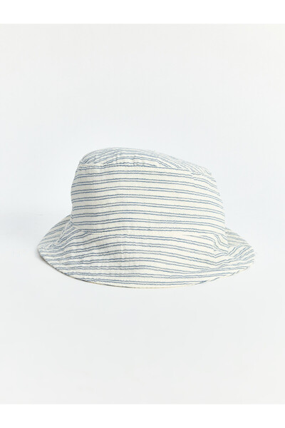 LC Waikiki Trendlucky Striped Baby Boy Trilby Hat with a Difference