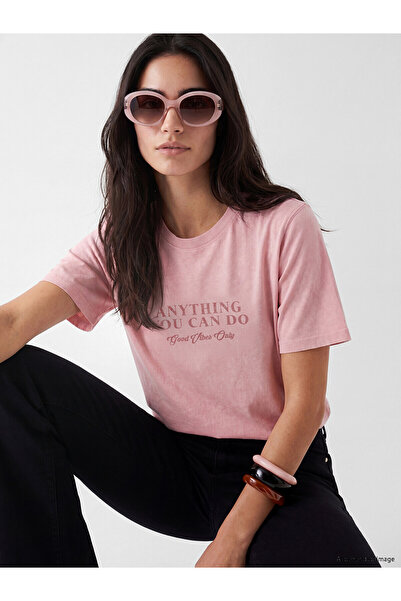 LC Waikiki Original Printed 100% Cotton Women's T-Shirt