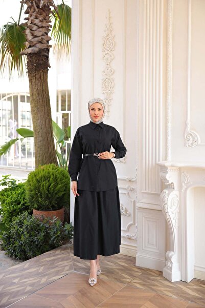 Bwest Skirt Suit - Black