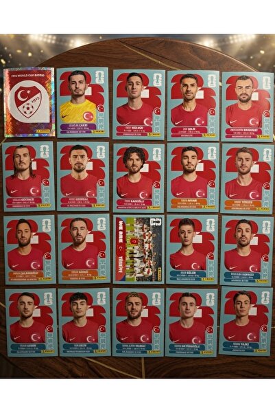 Panini FWC 26 - Dünya Kupası 2026 TUR - Milli Takım Full Sticker Set
