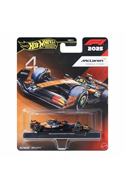 HOT WHEELS Premium 2025 Formula 1 Yarış Arabası McLaren Formula 1 Team JKD88