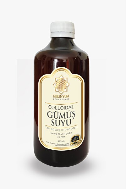 Milenyum Gold Ormus Kolloidal Gümüş Suyu Nano Gümüş Hidrosolü 36 PPM 500 ml