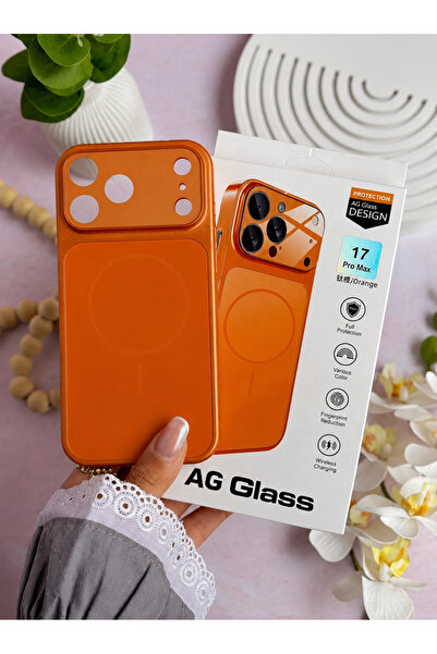 iPhone (14 PRO MAX) uyumlu AG Glass MagSafe Destekli 17 Pro Max Dönüştürücü Kılıf