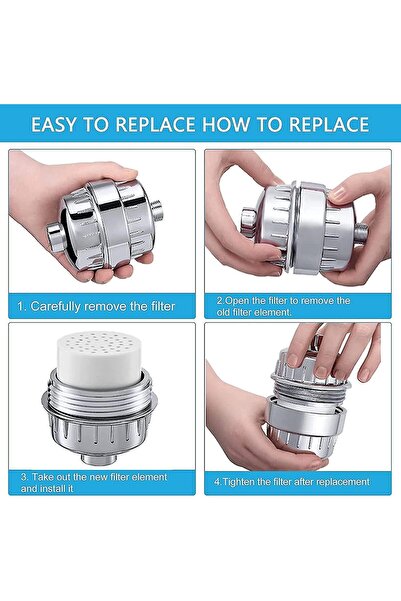 STARSTAR Shower Filter Cartridge, Universal Shower Head Filter To Remove Chlo...