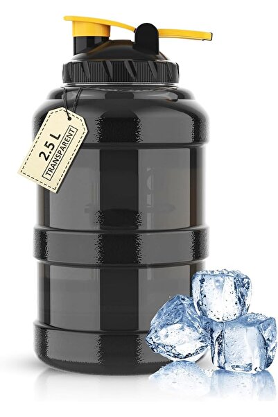 Khazna Gym Bottle BPA-Free 2.5L - Hydration Jug - Leak-Proof Sport Water Bott...