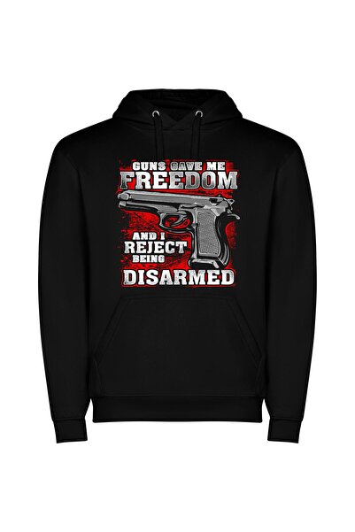 iLovePrints Silenced Freedom: Controversial Poster Φούτερ με κουκούλα σε χρώμ...