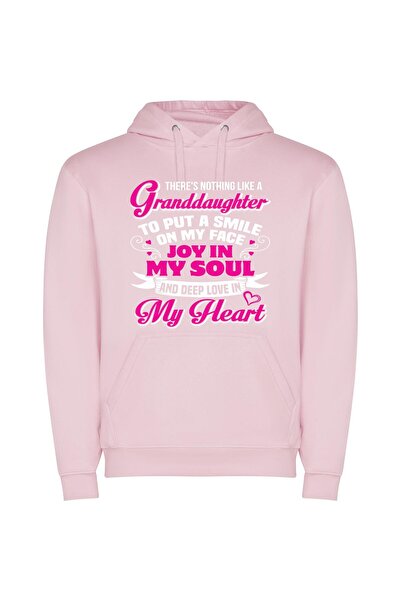 iLovePrints Joyful Generational Delight Φούτερ με κουκούλα σε χρώμα Ροζ
