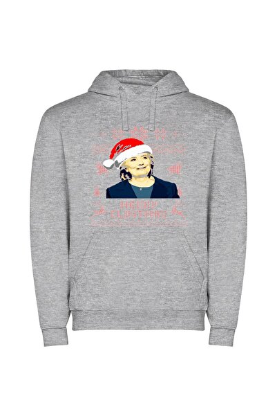 iLovePrints Santa Hat Glam: Clinton's Merry Edit Φούτερ με κουκούλα σε χρώμα ...