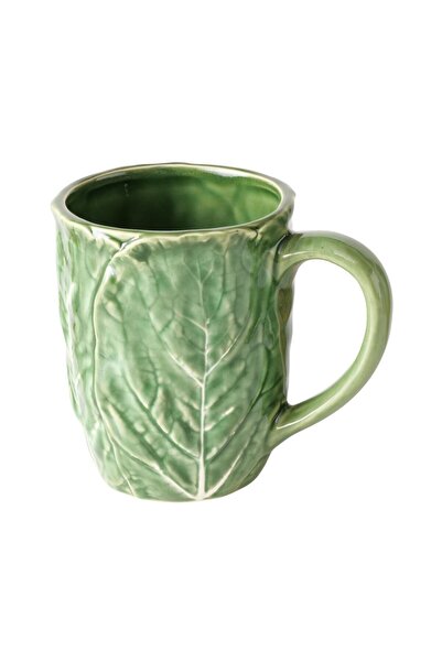 Boltze Cană ceramică verde 450 ml Varză