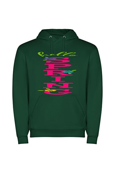 iLovePrints Floral Motifs: Reckitt's Inspiration Φούτερ με κουκούλα σε χρώμα ...