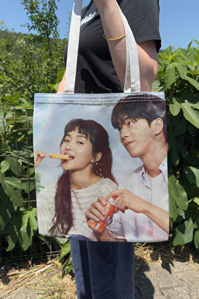 ZipZap حقيبة قماشية مزدوجة الوجه من Twenty-Five Twenty-One K Drama Kdrama V1 ...