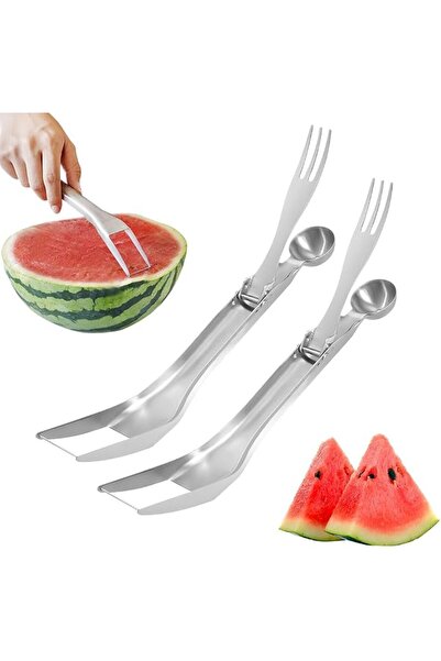 ASKIND Upgraded 3 In1 Watermelon Cutter, 2Pcs New Watermelon Slicer Fruit Cut...