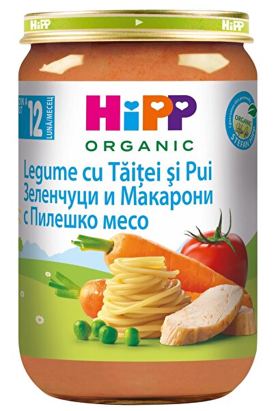 OEM Зеленчуково меню с нудли и пиле 12+, 220 г