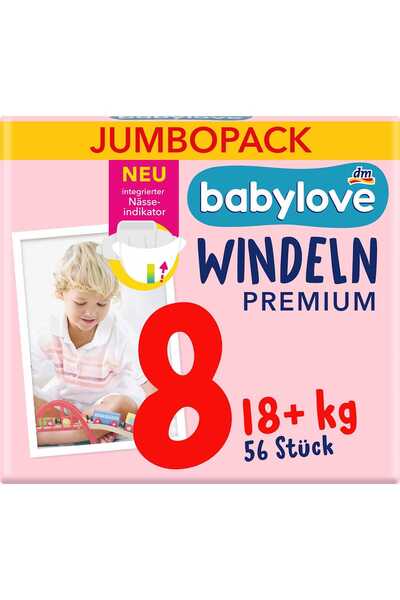 OEM Scutece premium jumbo numărul 8, 56 buc
