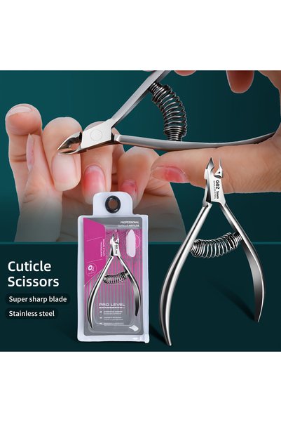 Choice G02 Silvery Professional Cuticle Trimmer Nail With Sharp Blade Nail Cl...