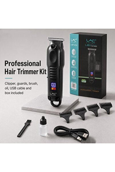 Generic Brand Cordless Professional Hair Trimmer, USB Rechargeable Mens Elect...