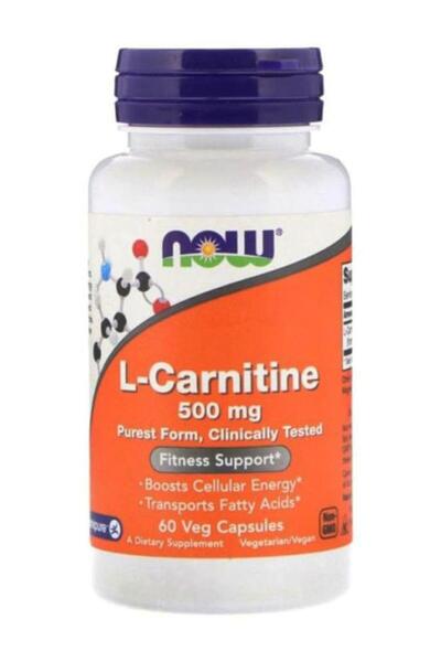 Now Foods L-Carnitine Fitness Support 500mg - 60 Veg Capsules