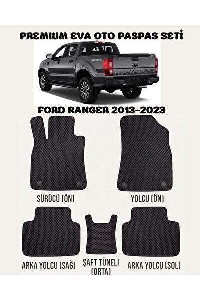 8D OTO PASPASI FORD RANGER SERİSİ 2013 - 2024 ARACA ÖZEL PREMİUM EVA PASPAS T...