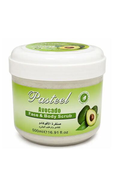 pasteel | مقشر الوجه والجسم بالأفوكادو 500 مل من باستيل | تغذية وتقشير