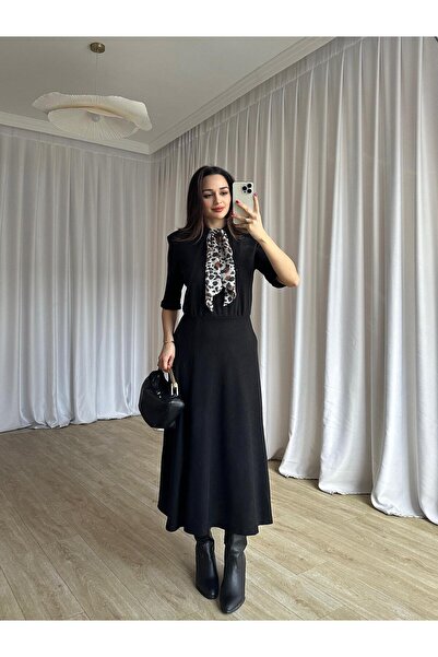 Mooi Butik Drax Dress 8715 - Black