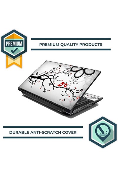 LSS Laptop 15 15.6 Skin Cover with Colorful Red Heart in Sand Pattern for HP ...