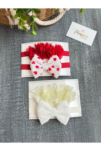 pempem bandana مجموعة باندانا مختلطة للفتيات الصغيرات بوفي