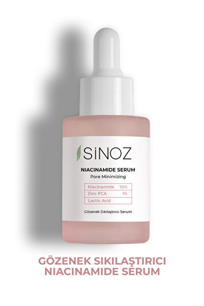 SİNOZ Anti-acne and sebum-balancing serum for tightening pores, Niacinamide 1...