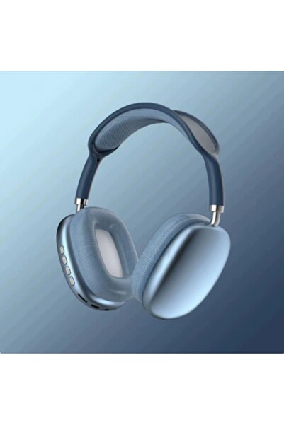 choice2 Blue P9 Plus Max Overhead Wireless Bluetooth Earphones Noise-Cancelin...