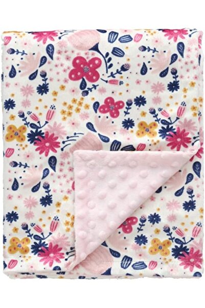 CREVENT 76X102CM Cute Plush Cozy and Warm Fleece Baby Blanket for Girls Infan...