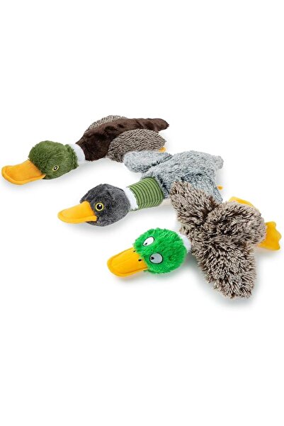 Best Pet Supplies لعبة كلب مجعدة للكلاب الصغيرة والمتوسطة، بطة لطيفة بدون حشو...