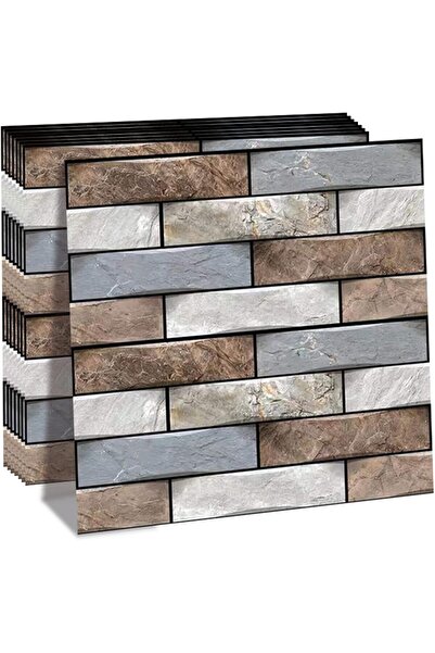SYOSI 10 Pcs 3D Wall Panels Peel and Stick Foam for Indoor Wall Decor, PVC Fo...