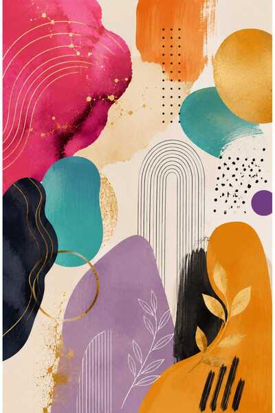 Rana İkra Art Mixed Color Premium Gift Wrapping Paper (32.9×50 cm)(50 Pieces)