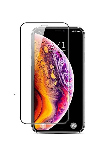 Generic واقي شاشة زجاجي مقوى بتقنية 5D مصمم لهاتف iPhone XS Max،\11PROMAX يلت...