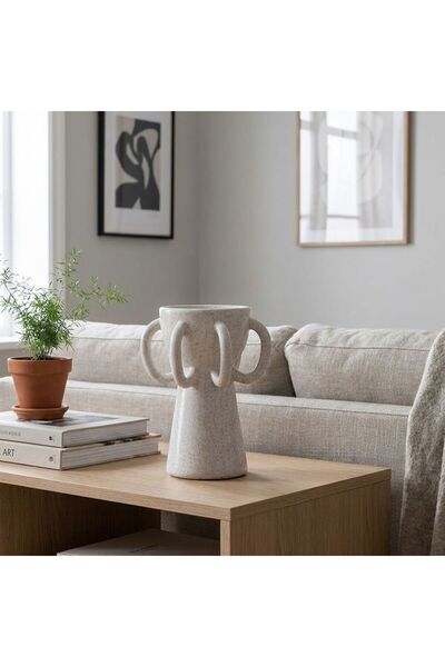Generic Cerelia Loop Candle Holder 14X14X15.2Cm -White