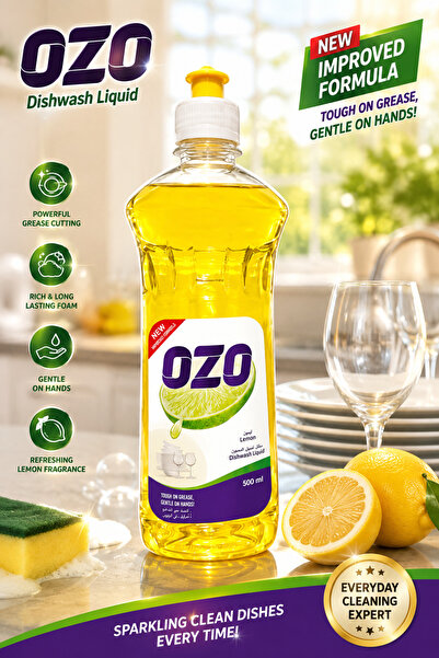 ozo LEMON DISH WASH 500ML