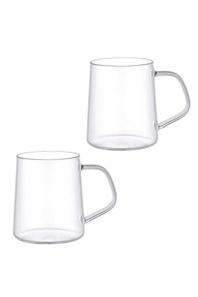 Reem 2-Piece Borosilicate Glass Cup 200ML Clear