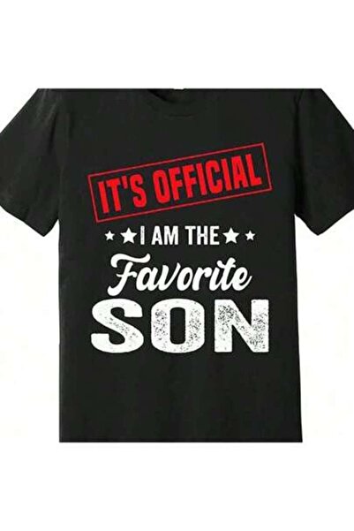 9TAY تي شيرت رجالي مطبوع عليه عبارة "Its Im The Favorite Son Premium 562756 F...