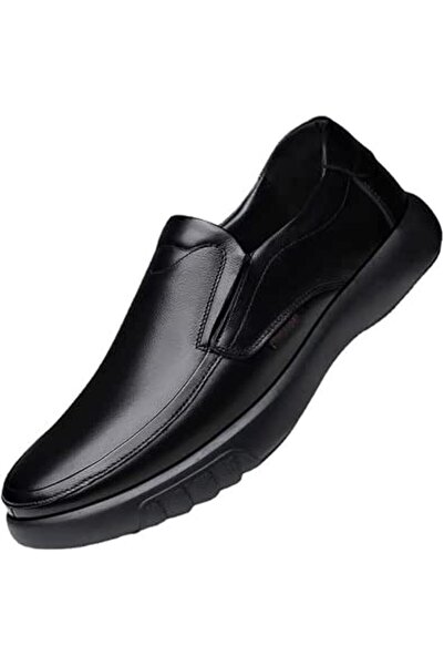 Hodore Blackshoes Male Loafers Luxury Brand Soft Sole Men Shoes Light Leather...